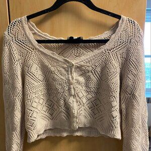 Cute Crochet Summer Skirt and Cardigan Set